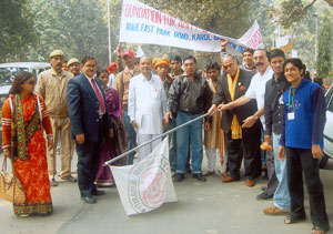 Fans Peace March Varanasi